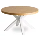 LINCOLN asztal, aranytölgy/fehér