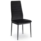 NARIS fekete bársony szék