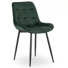 CHRIS Green bársony szék