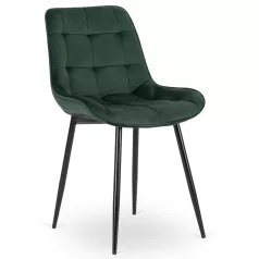 CHRIS Green bársony szék