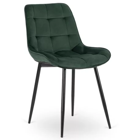 CHRIS Green bársony szék