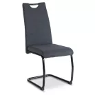LOPEZ szék sötétszürke/fekete