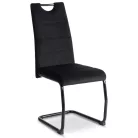 LOPEZ fekete bársony szék