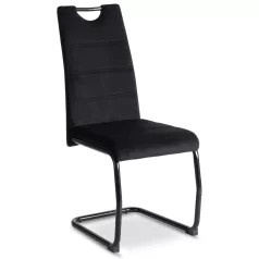 LOPEZ fekete bársony szék