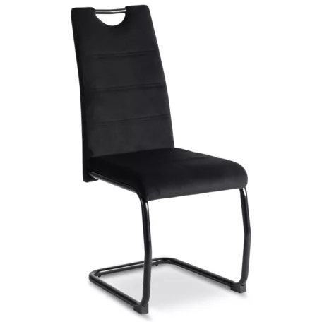 LOPEZ fekete bársony szék