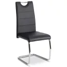 LOPEZ szék, fekete, műbőr