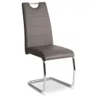 LOPEZ szék, szürke, öko bőr