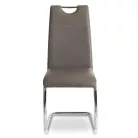LOPEZ szék, szürke, öko bőr