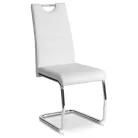 LOPEZ szék, fehér, műbőr