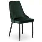 BARI zöld bársony szék