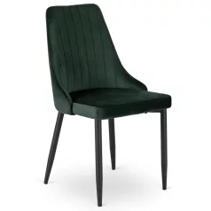 BARI zöld bársony szék