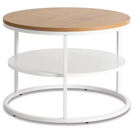 BEST tölgy/fehér asztal