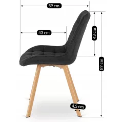 KATHY szék, fekete
