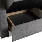 MILAN 1 Egyszemélyes Hálófotel Szürke