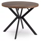 LUGO Kihúzható asztal 90-190 cm rusztikus tölgyfa/fekete