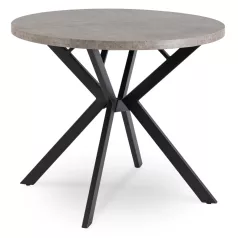 LUGO Kihúzható asztal 90-190 cm Beton/Fekete