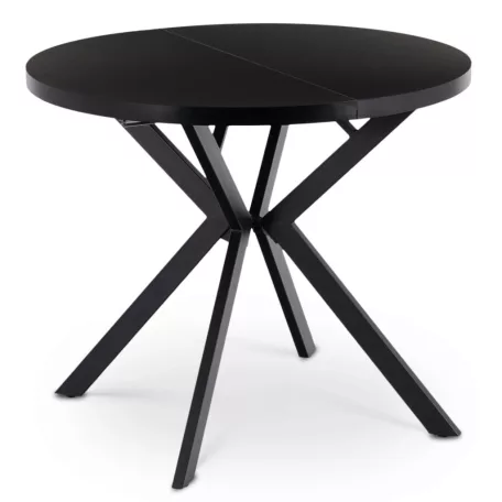 LUGO Kihúzható asztal 90-190 cm Fekete