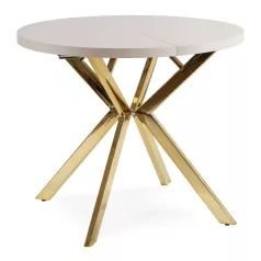 LUGO Kihúzható asztal 90-190 cm Kasmír/Arany