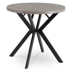 DORIAN Kihúzható asztal 80-160 cm Beton/Fekete