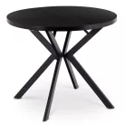 DORIAN Kihúzható asztal 80-160 cm Fekete