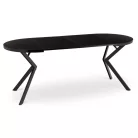 DORIAN Kihúzható asztal 80-160 cm Fekete