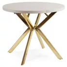 DORIAN Kihúzható asztal 80-160 cm Kasmír/Arany