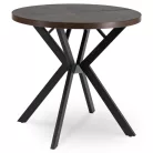 DORIAN Kihúzható asztal 80-160 cm Dió/Fekete