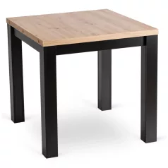 Asztal MAX kinyitható 80-160 cm tölgy Artisan/Fekete