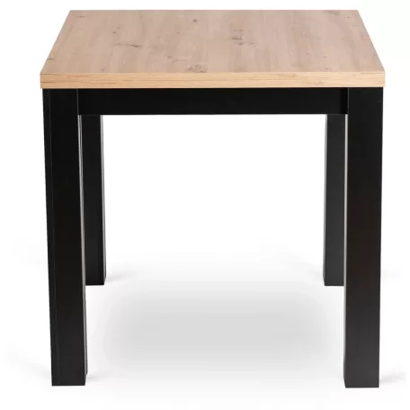 Asztal MAX kinyitható 80-160 cm tölgy Artisan/Fekete