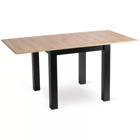 Asztal MAX kinyitható 80-160 cm tölgy Artisan/Fekete