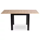 Asztal MAX kinyitható 80-160 cm tölgy Artisan/Fekete