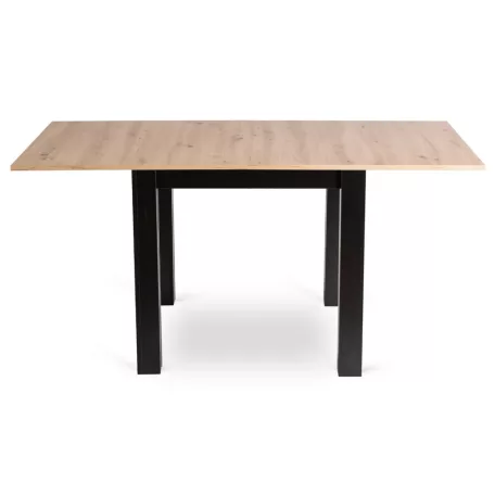 Asztal MAX kinyitható 80-160 cm tölgy Artisan/Fekete