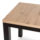 Asztal MAX kinyitható 80-160 cm tölgy Artisan/Fekete
