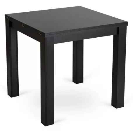 Asztal MAX kinyitható 80-160 cm Fekete