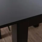 Asztal MAX kinyitható 80-160 cm Fekete