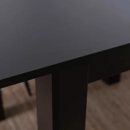 Asztal MAX kinyitható 80-160 cm Fekete