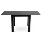 Asztal MAX kinyitható 80-160 cm Fekete