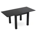 Asztal MAX kinyitható 80-160 cm Fekete