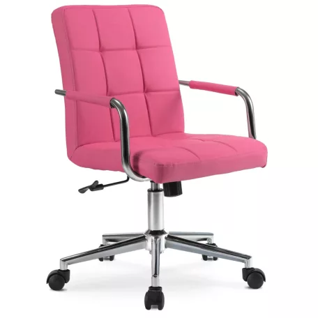 ASTRO ifjúsági rózsaszín öko bőr forgószék