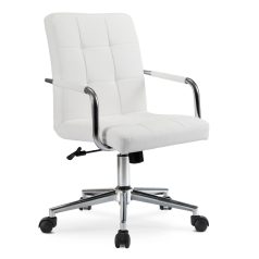 ASTRO Ifjúsági Forgószék Fehér Ekobőr