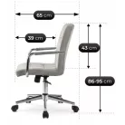 ASTRO Ifjúsági Forgószék Szürke Bársony