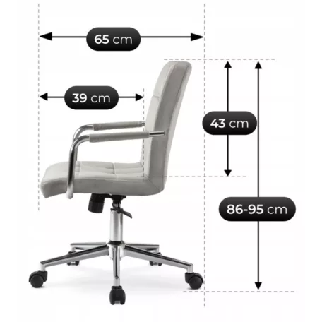 ASTRO Ifjúsági Forgószék Szürke Bársony
