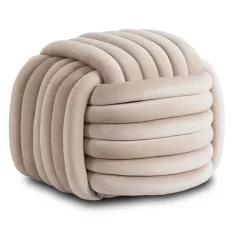 MAGMA Krém Bársony Szőtt Puff