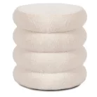 Kárpitozott ROSSA krémszínű puff