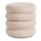 ROSSA bézs kárpitozott puff