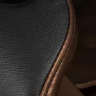 VX MAX masszázsfotel, barna, öko-bőr, angol menü