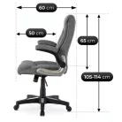 ZURICH szürke forgószék