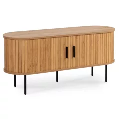 TRISH TV-szekrény 120 cm kétajtós tölgyfa