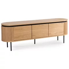 BECK TV-szekrény 160 cm háromajtós tölgyfa