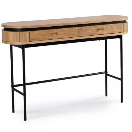 BECK Fésülködőasztal, Tölgyfa, Bordázott